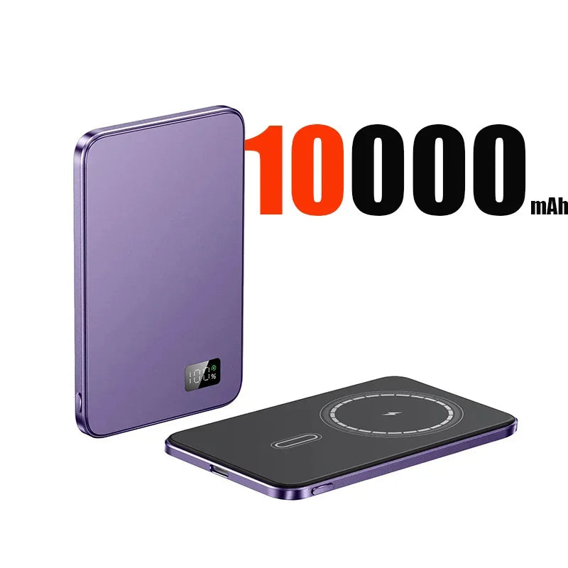 10000mAh Magnetic Wireless Power Bank with PD 25W Fast Charging